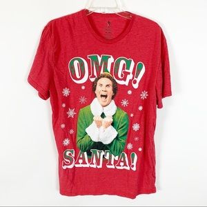 (3 for $25) Elf Red Short Sleeve Graphic T-shirt